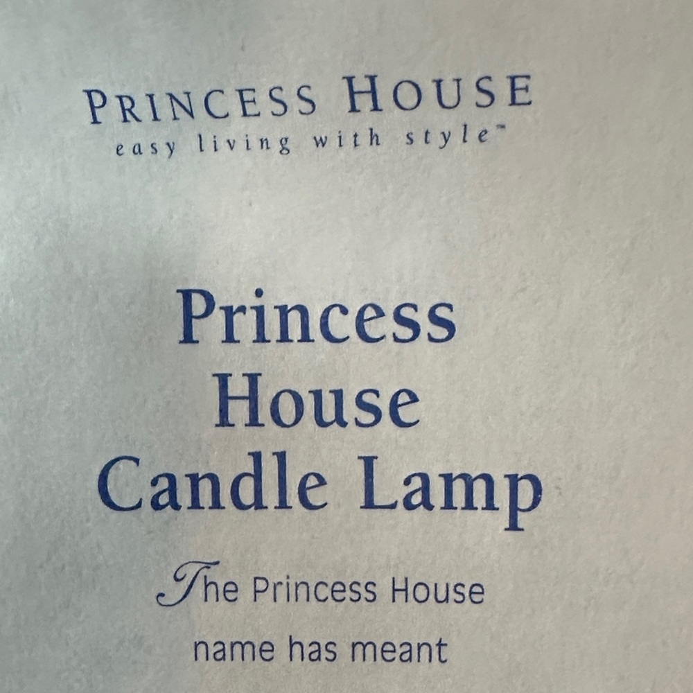 Princess House Candle Lamp - Picture 5 of 5